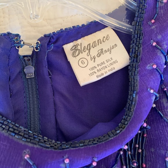 VINTAGE sequin flapper dress Elegance by Anujan - Picture 7 of 8